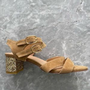For Love And Lemons Sandals Suede Size 11